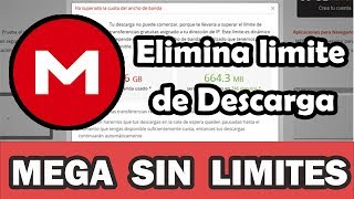 Como Descargar de MEGA sin Limites  MEGA DOWNLOADER [upl. by Arvell]