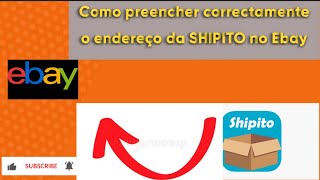 Como preencher correctamente o endereço da SHIPITO no EBAY de forma correta passo a passao [upl. by Rosecan]