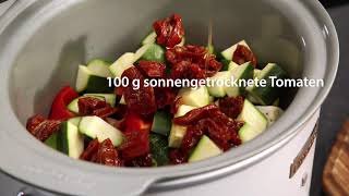 Video Rezept Crockpot DuraCeramic 4 5L Ratatouille DE [upl. by Namyac]