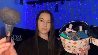 ASMR In Home Makeup Consultation rummaging brushing realistic sounds [upl. by Shana814]