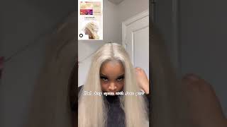 💯24quot 13x6 Full Frontal 613 Blonde Straight Wig Only 159😻wigtutorial straighthair blondehair [upl. by Aldus]