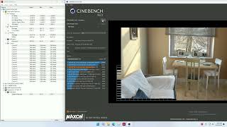 Intel Xeon Platinum 8124M  Cinebench R23 MultiCore Run [upl. by Sibilla]