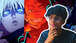 Jujutsu Kaisen Edits TIK TOK  REACTION [upl. by Ecneret346]