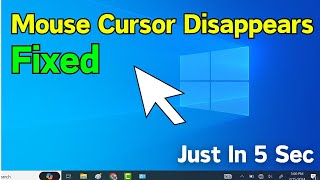 Fix Mouse Cursor  Pointer Disappeared in Windows 10 or 11 Laptop PC Quick Tutorial [upl. by Malaspina]