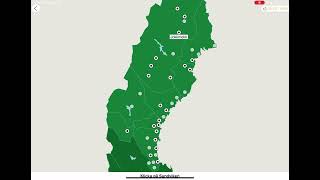 WR Seterra Mobile App  Sweden Urban Areas In Norrland Difficult Version in 035 [upl. by Ardnuaed]