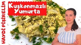 Kuşkonmazlı Yumurta  Soğanlı ve Kuşkonmazlı Yumurta Tarifi  Olga Genç [upl. by Nyleve106]