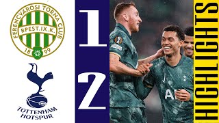 Ferencváros vs Tottenham 12 Highlights  UEFA Europa League 202425 Brennan Johnson Goal [upl. by Yhotmit]