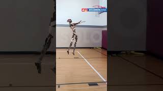 Robot Basketball Vertical Jump Mocap Test  NOT Real  Amazing Wonder Studio Ai shorts [upl. by Ahsart]