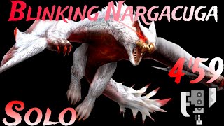 MHFZ  Blinking Nargacuga True Slay Switch Axe F Solo 459 [upl. by Depoliti912]