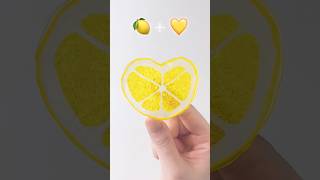 하트 레몬 말랑이 만들기 🍋💛 Heart Lemon Squishy DIY with Nano Tape shorts nanotape 실리콘테이프 [upl. by Ultan482]