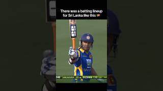 This batting line up 🏏🔥 sangakkara jayawardane dilshan tharanga thirimanne mathews srilanka [upl. by Eitsirhc]