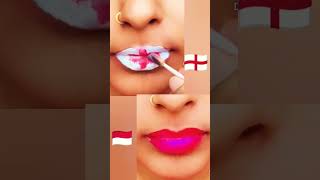 Red and white lipshade 🏴󠁧󠁢󠁥󠁮󠁧󠁿🇵🇱 shorts youtubeshorts lipstick lipstickhacks lipsticklover [upl. by Hiroshi]