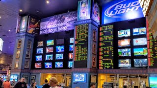 Race and Sportsbook at New YorkNew York Hotel amp Casino Las Vegas Nevada [upl. by Justen449]