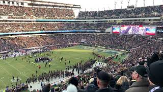 Army Navy Game 2018 President Trump Greeted with Cheers [upl. by Yarrum]