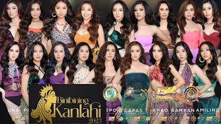 BINIBINING KANLAHI 2023 OFFICIAL CANDIDATES [upl. by Enovaj]