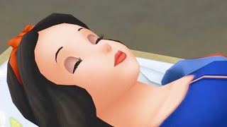 Snow White Kingdom Hearts Birth by Sleep  Game Movie [upl. by Cohlier]