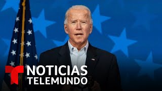 Biden es el presidente electo de Estados Unidos  Noticias Telemundo [upl. by Senilec707]