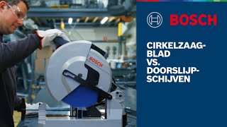 Cirkelzaagblad vs doorslijpschijven [upl. by Mesics]