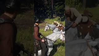 Red Dead Redemption 2  beat this guy in a race so he kills my horse rdr2 funny fyp gaming [upl. by Aw701]