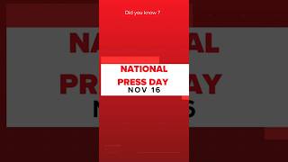 16 Nov National Press Day [upl. by Eelrebmyk511]