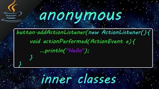 Java anonymous inner class 🎭 [upl. by Leila]