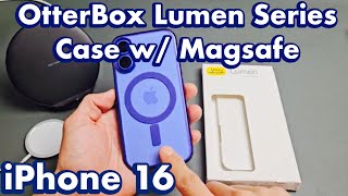 iPhone 16 OtterBox Lumen Series Case w MagSafe Review [upl. by Itteb]