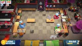 Overcooked 2 Level 11 4 stars 3 players coop [upl. by Sergei]