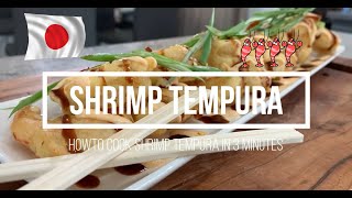 How To Cook Shrimp Tempura 3 Minutes [upl. by Nnylram456]