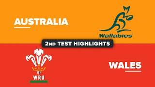 HIGHLIGHTS  AUSTRALIA v WALES  July Internationals 2024  Second Test [upl. by Sterrett]