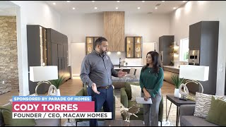 KSAT SA Live  2024 Parade of Homes  Macaw Custom Homes [upl. by Alyakem]