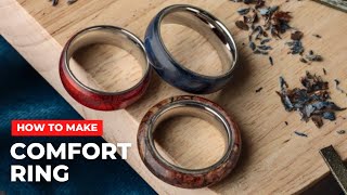 How to Make a Comfort Ring on a Woodturning Lathe [upl. by Namhcan]