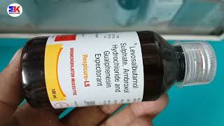 RespicureLS Syrup  Levosalbutamol Ambroxol Hydrochloride amp Guaiphenesin Syrup  Respicure LS Syrup [upl. by Hebel]