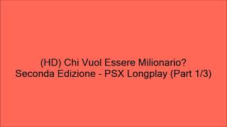 HD Chi Vuol Essere Milionario Seconda Edizione  PSX Longplay Part 13 [upl. by Athalie]