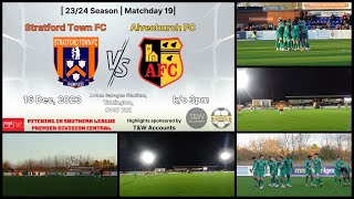 Stratford Town vs Alvechurch 161223 [upl. by Ytiak646]