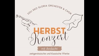 Christliche Gemeinde Rhön Livestream Soli Deo Gloria Orchester und Chor [upl. by Beall904]