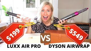 WANT A DYSON AIRWRAP BUT ITS TOO EXPENSIVEDYSON AIRWRAP vs LUXX AIR PRO STYLERCHEAPER ALTERNATIVE [upl. by Prescott819]