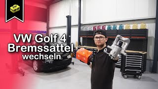 Golf 4 Bremssattel Hinten wechseln  Change the Golf 4 rear brake caliper  Vitjawolf  HD [upl. by Dasie]