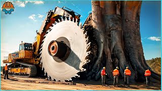 89 Amazing Fastest Big Chainsaw Cutting Tree Machines Working At Another Level [upl. by Barsky35]