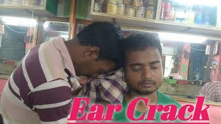 Ear Cracking Head Massage done by Akhil Barber 💈 Skin Crack 💈 [upl. by Nannoc901]