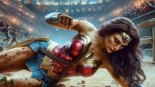 Wonder Woman In Crisis 😱  Can She Survive the Golden Titan [upl. by Ellehsram]