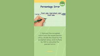 How To Calculate Percent Error [upl. by Sivar]