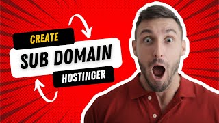 How to create subdomain in hostinger 2024 hostinger subdomain [upl. by Ravilob720]