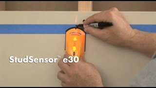 How to Use a Zircon StudSensor e30 Edge Finding Stud Finder [upl. by Akinor]