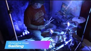 Sailing by Christopher Cross  Drum Cover Modified AlesisLaurin Electronic Drum Kit [upl. by Ramma]