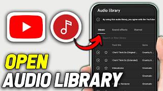 How To Open YouTube Audio Library On Mobile 2024 Updated Way [upl. by Atilrak]