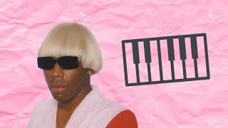 Tyler The Creator  EARFQUAKE Intro Piano Tutorial [upl. by Aseen]