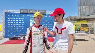 Maksim Orlov Modena Kart – Parolin – TM Kart FIA Karting European Championship KZ2 RD1 Alcañiz 24 [upl. by Doner]