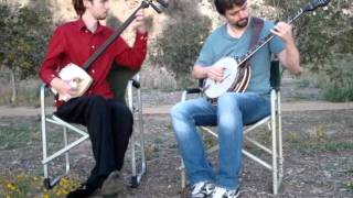 quotThe Swallow Tail Polkaquot trad Irish folk tune Arranged for Banjo and Shamisen [upl. by Anenahs]