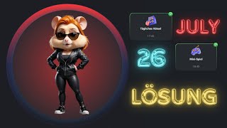 26 Juli  heutige Lösung  Mini Spiel  Tägliches Rätsel  Hamster Kombat [upl. by Donatelli476]