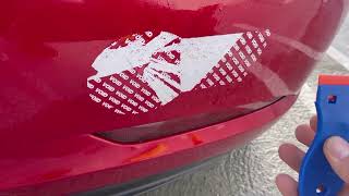 How to Remove Clean Air HOV Decal Stickers for 10 [upl. by Arber]